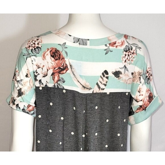 Lilypad Mint Green & Cream Striped - Size M - Picture 7 of 9